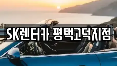 경기도 평택시 고덕면 장기렌트카 전문 SK렌터카 평택고덕지점