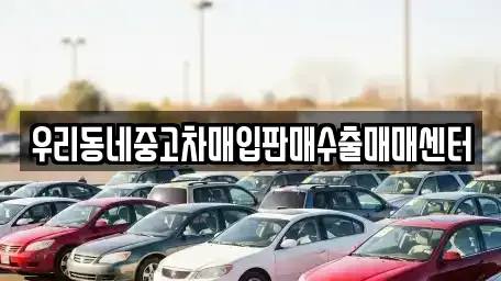 경기도 평택시 용이동 중고차매매 전문 우리동네중고차매입판매수출매매센터