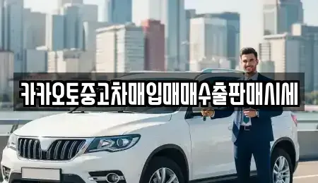 경기도 평택시 용이동 중고차매입 전문 카카오토중고차매입매매수출판매시세