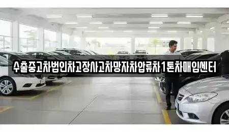 경기도 포천시 영북면 중고차매입 전문 수출중고차법인차고장사고차망자차압류차1톤차매입센터