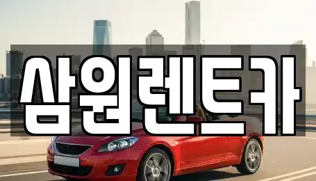 경기도 하남시 미사동 렌트카 전문 삼원렌트카