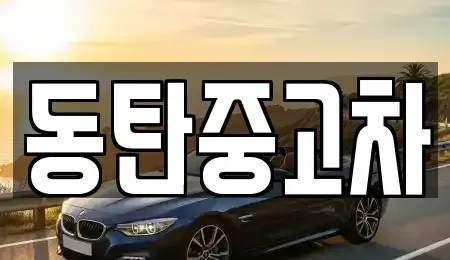 경기도 화성시 영천동 중고차매매 전문 동탄중고차