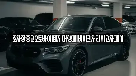경남 거제시 남부면 중고차 전문 조차장중고오토바이폐지대행폐바이크처리사고차폐기