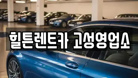 경남 고성군 고성읍 렌트카 전문 힐튼렌트카 고성영업소