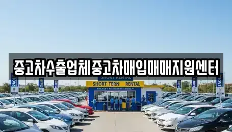 경남 고성군 고성읍 중고차매입 전문 중고차수출업체중고차매입매매지원센터