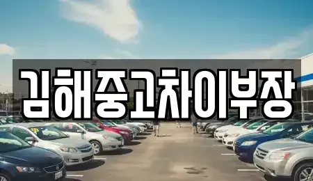 경남 김해시 풍유동 중고차매매 전문 김해중고차이부장