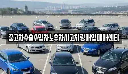경남 김해시 풍유동 중고차매입 전문 중고차수출수입차노후차사고차량매입매매센타