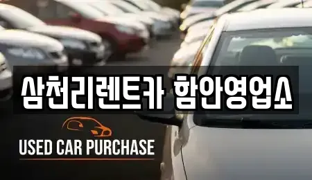 경남 창녕군 남지읍 렌트카 전문 삼천리렌트카 함안영업소