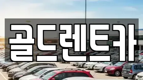 경남 창원시 성산구 반림동 렌트카 전문 골드렌트카