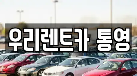 경남 통영시 도남동 렌트카 전문 우리렌트카 통영