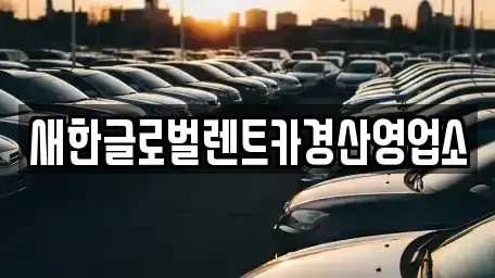 경북 경산시 정평동 렌트카 전문 새한글로벌렌트카경산영업소