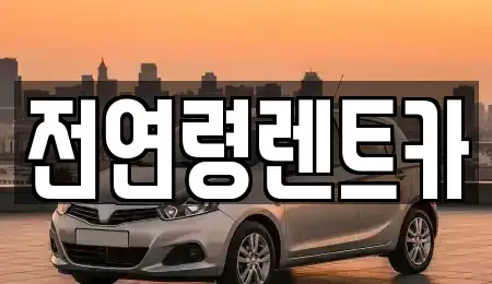 경북 경산시 정평동 렌트카 전문 전연령렌트카