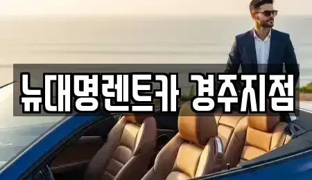 경북 경주시 석장동 렌트카 전문 뉴대명렌트카 경주지점