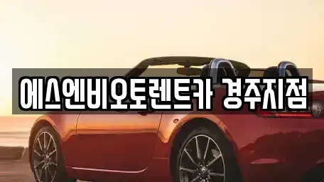 경북 경주시 인왕동 렌트카 전문 에스엔비오토렌트카 경주지점