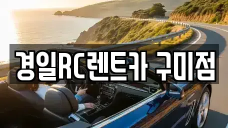 경북 구미시 양호동 렌트카 전문 경일RC렌트카 구미점