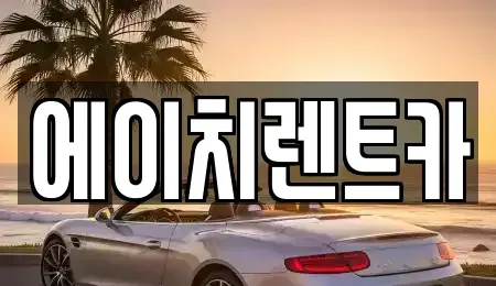 경북 성주군 가천면 렌트카 전문 에이치렌트카