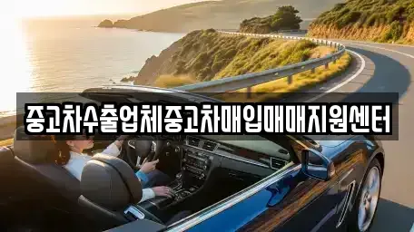 경북 안동시 와룡면 중고차매입 전문 중고차수출업체중고차매입매매지원센터