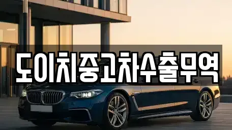 경북 예천군 호명읍 중고차 전문 도이치중고차수출무역