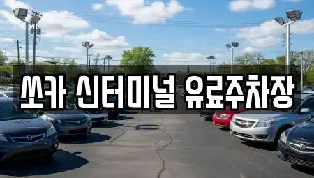 경북 포항시 남구 상도동 렌트카 전문 쏘카 신터미널 유료주차장