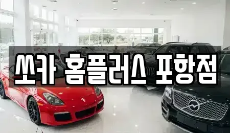 경북 포항시 남구 상도동 렌트카 전문 쏘카 홈플러스 포항점