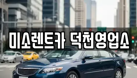 경상남도 김해시 대동면 렌트카 전문 미소렌트카 덕천영업소