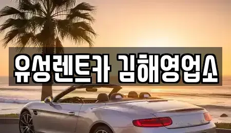 경상남도 김해시 어방동 렌트카 전문 유성렌트카 김해영업소