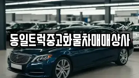 경상남도 김해시 어방동 중고차 전문 동일트럭중고화물차매매상사