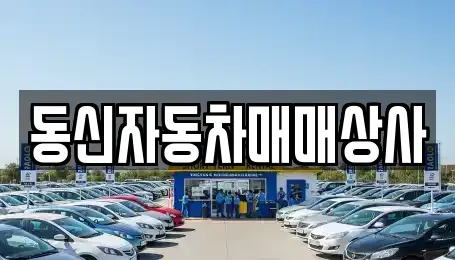 경상남도 김해시 이동 중고차매입 전문 동신자동차매매상사