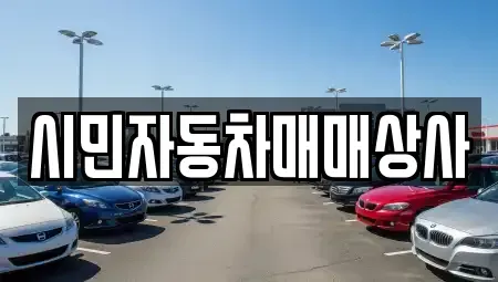 경상남도 양산시 매곡동 중고차매매 전문 시민자동차매매상사