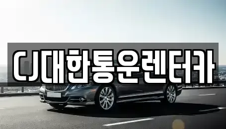 경상남도 진주시 중안동 렌트카 전문 CJ대한통운렌터카