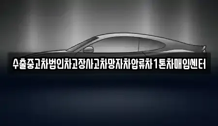 경상남도 창원시 성산구 귀현동 중고차매입 전문 수출중고차법인차고장사고차망자차압류차1톤차매입센터