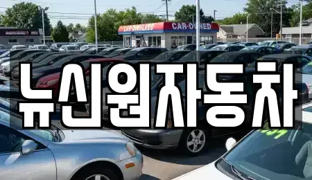 경상남도 통영시 중고차매매 전문 뉴신원자동차