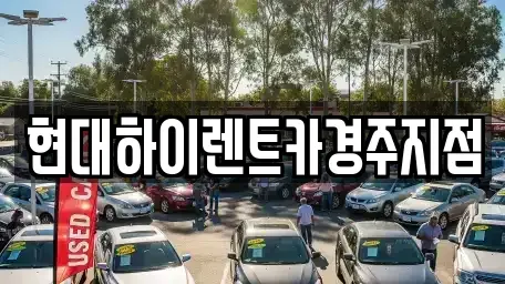 경상북도 경주시 교동 렌트카 전문 현대하이렌트카경주지점