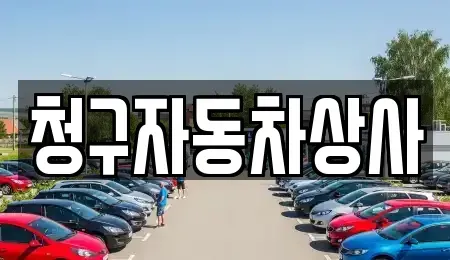 경상북도 상주시 서곡동 중고차매매 전문 청구자동차상사