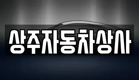 경상북도 상주시 신봉동 중고차매매 전문 상주자동차상사