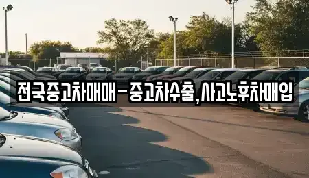 경상북도 안동시 상아동 중고차매입 전문 전국중고차매매-중고차수출,사고노후차매입