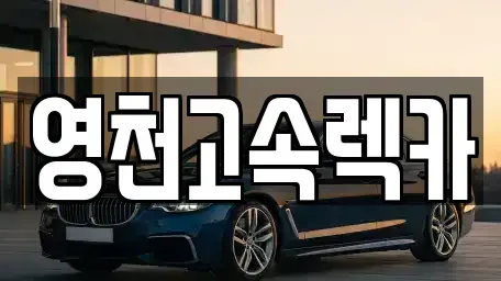 경상북도 영천시 화남면 렌트카 전문 영천고속렉카