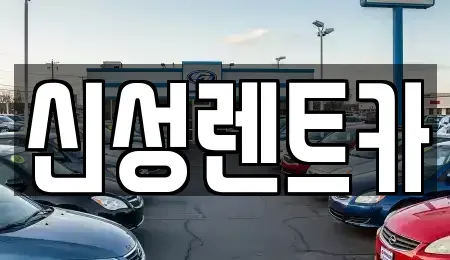 광주 광산구 산월동 렌트카 전문 신성렌트카