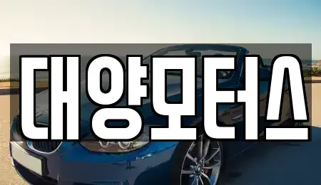 광주 광산구 산월동 중고차 전문 대양모터스