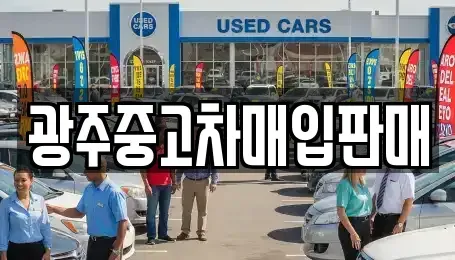 광주 광산구 산월동 중고차매매 전문 광주중고차매입판매