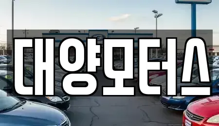 광주광역시 광산구 고룡동 중고차 전문 대양모터스