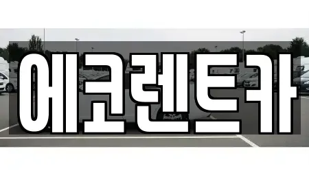 광주광역시 광산구 복룡동 렌트카 전문 에코렌트카