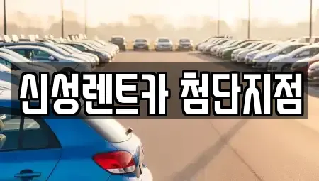 광주광역시 광산구 수완동 장기렌트카 전문 신성렌트카 첨단지점