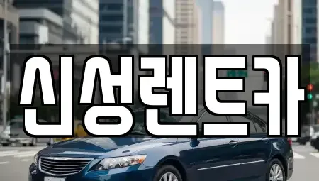 광주광역시 북구 삼각동 렌트카 전문 신성렌트카
