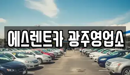 광주광역시 서구 금호동 렌트카 전문 에스렌트카 광주영업소