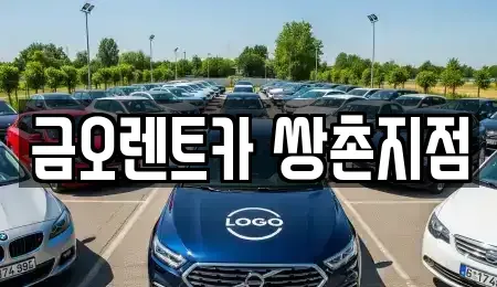 광주광역시 서구 금호동 장기렌트카 전문 금오렌트카 쌍촌지점