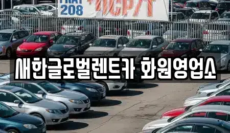 대구 달성군 논공읍 렌트카 전문 새한글로벌렌트카 화원영업소