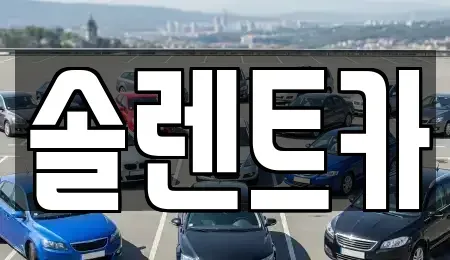 대구 동구 불로동 렌트카 전문 솔렌트카
