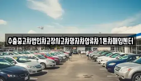 대구 동구 불로동 중고차매매 전문 수출중고차법인차고장사고차망자차압류차1톤차매입센터