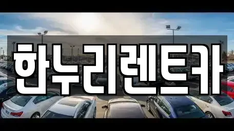 대구 수성구 고모동 렌트카 전문 한누리렌트카